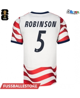 Günstige Vereinigte Staaten Antonee Robinson #5 Heimtrikot WM 2026 Kurzarm